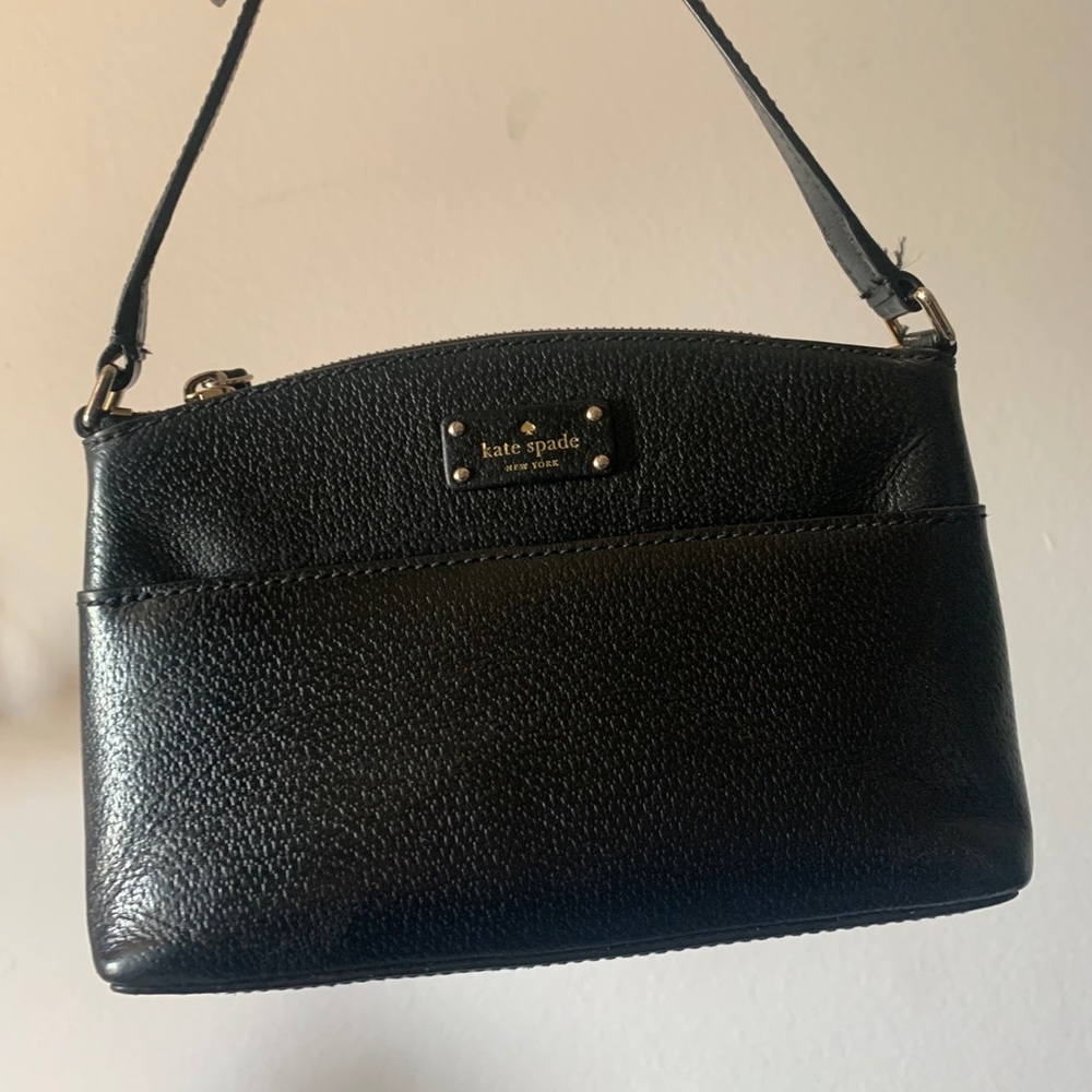 Black Leather Kate Spade